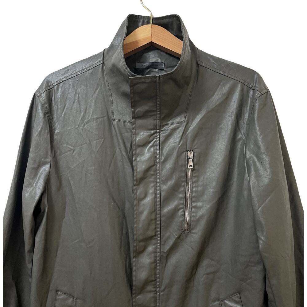 John Varvatos Collection Kara‎ Cotton Full Zip Jacket EU 50 US L Teakwood READ - Picture 5 of 15